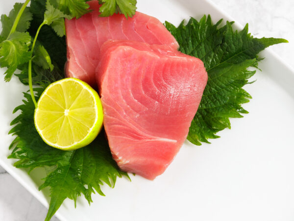 Tonfisk Gulfenad stekar sashimi AAA